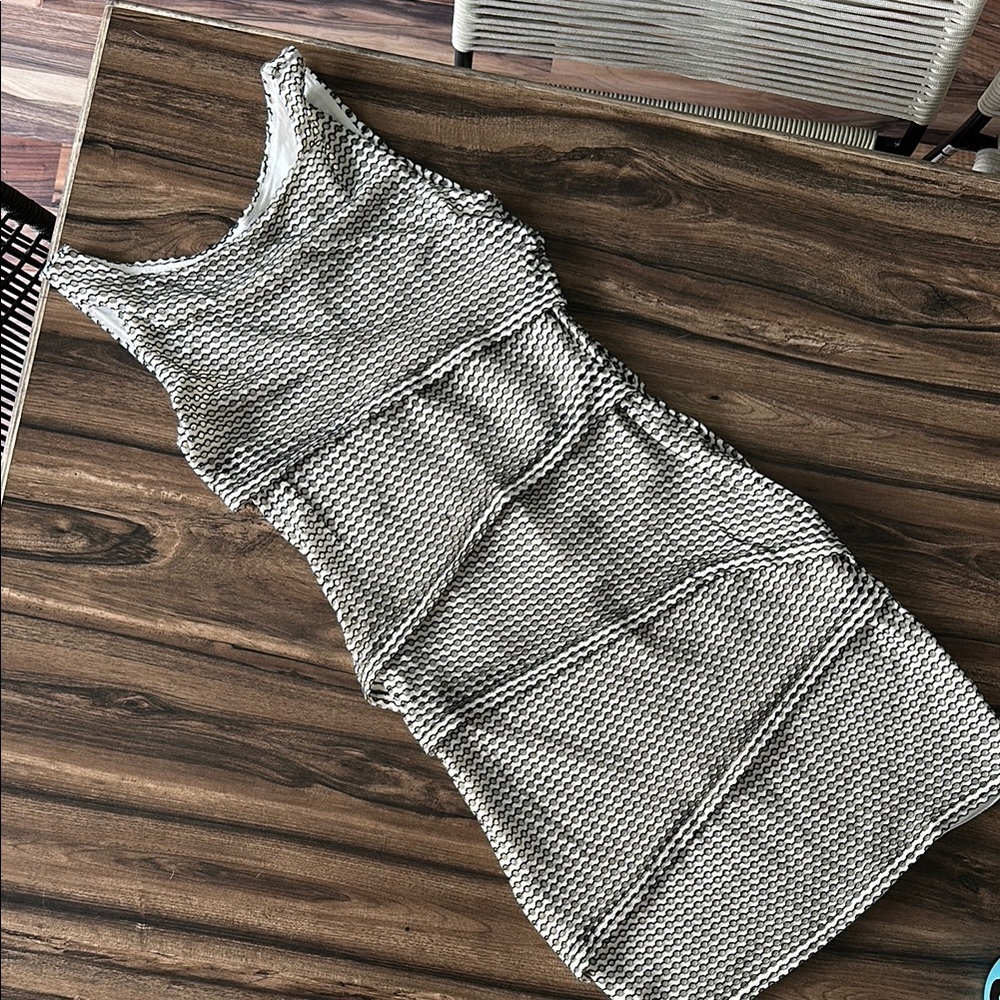 Bailey 44 Black and White Bodycon Mini Dress